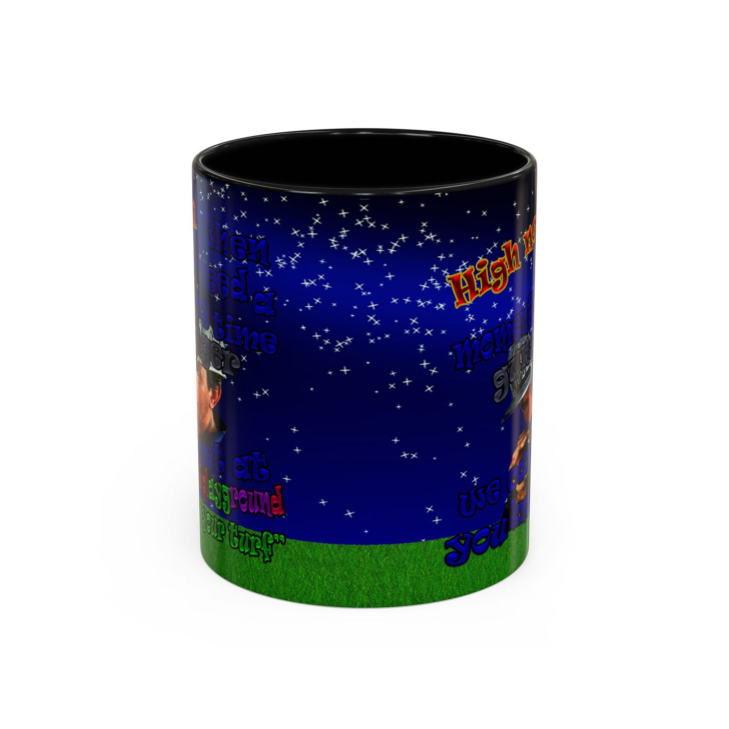 high noon - Accent Mug ('snoops' background)