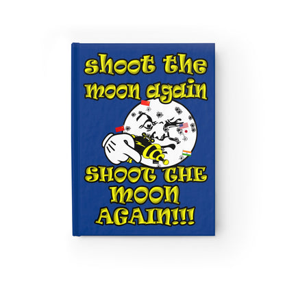 shoot the moon again - journal-blank (dark blue)