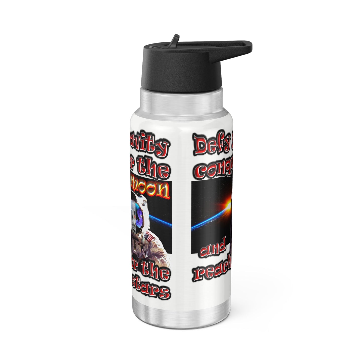 defy conquer reach - Gator Tumbler, 32oz (white)