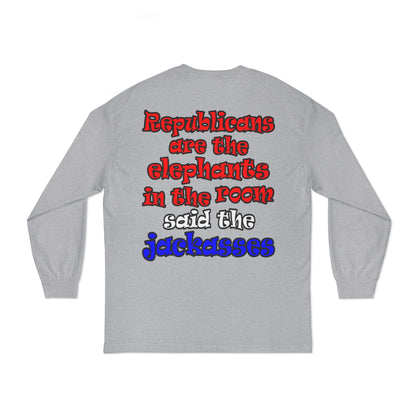 donkeys and elephants - Unisex Classic Long Sleeve T-Shirt