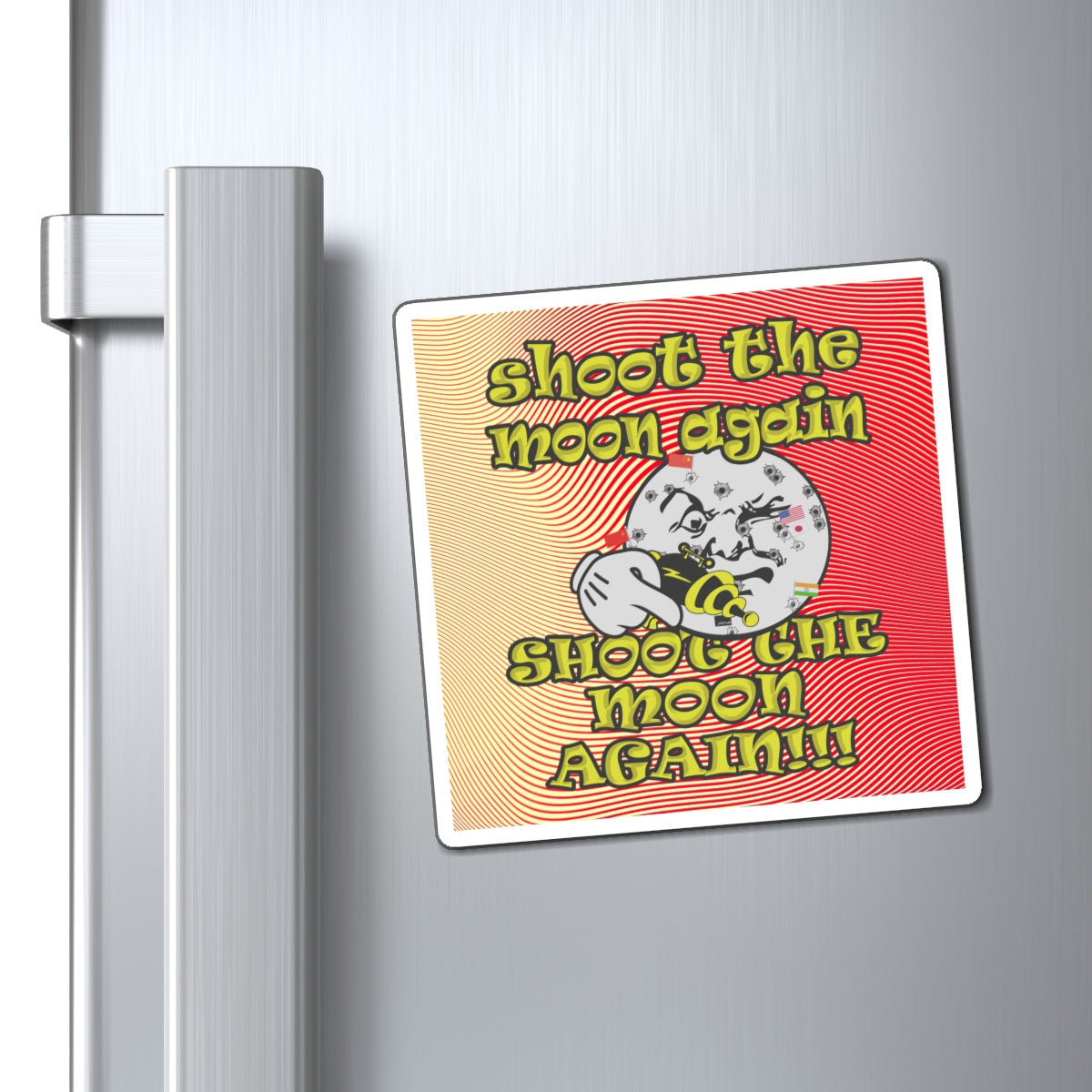 shoot the moon again - Magnets - (yellow-orange wave)