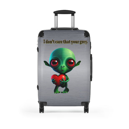 I don't care that your grey - Suitcase (brushed nickel)