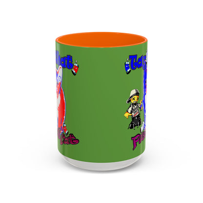 tag that - Accent Mug (green)