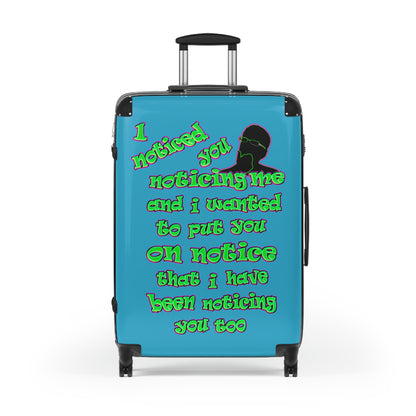 noticed you noticing - Suitcase (turquoise)