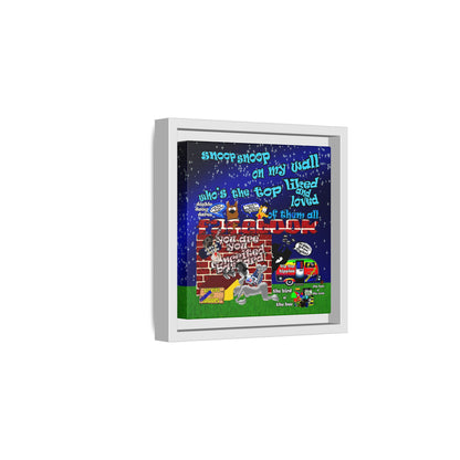 snoops - framed canvas art