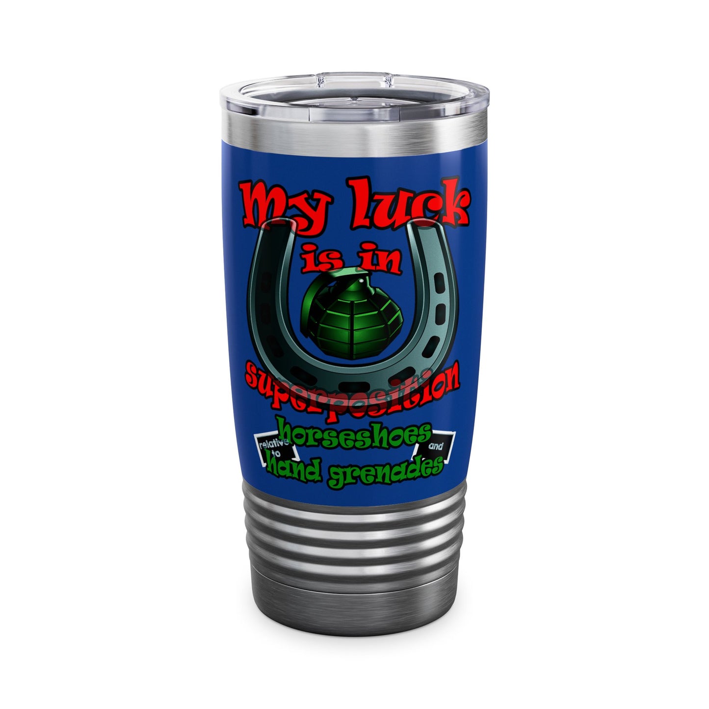 my luck - Ringneck Tumbler, 20oz (dark blue)