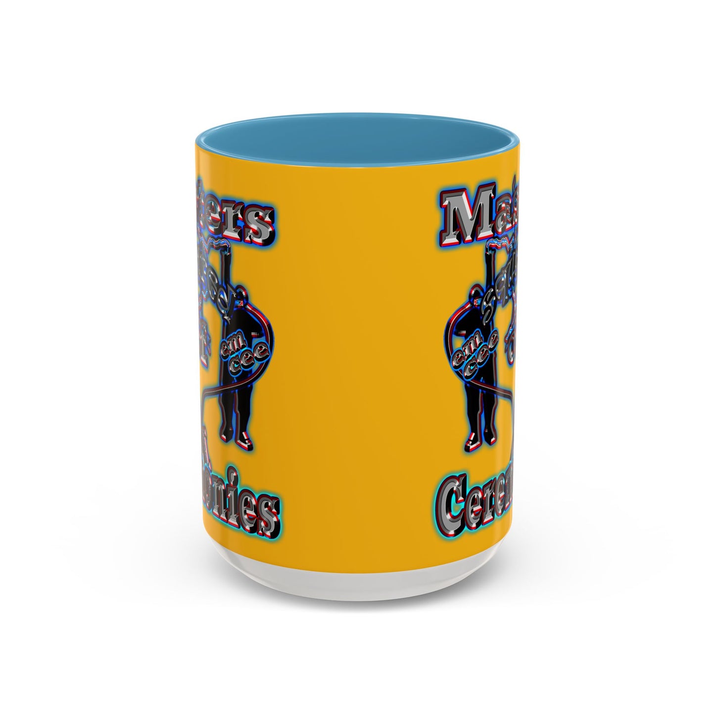 em cee squared - Accent Mug (yellow)