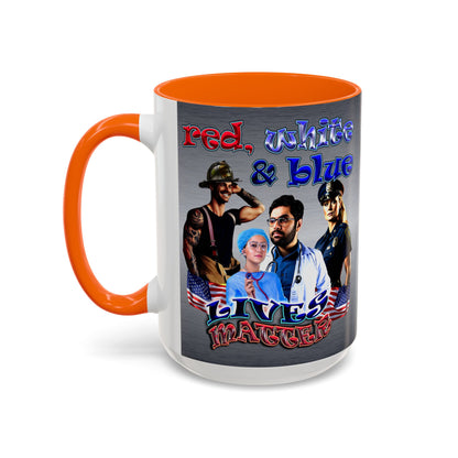 rw&b lives matter - Accent Mug (brushed nickel)