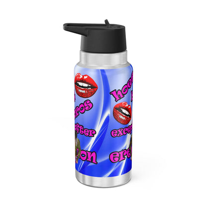 hoes b4 bros - Gator Tumbler, 32oz  (blue-white wave)