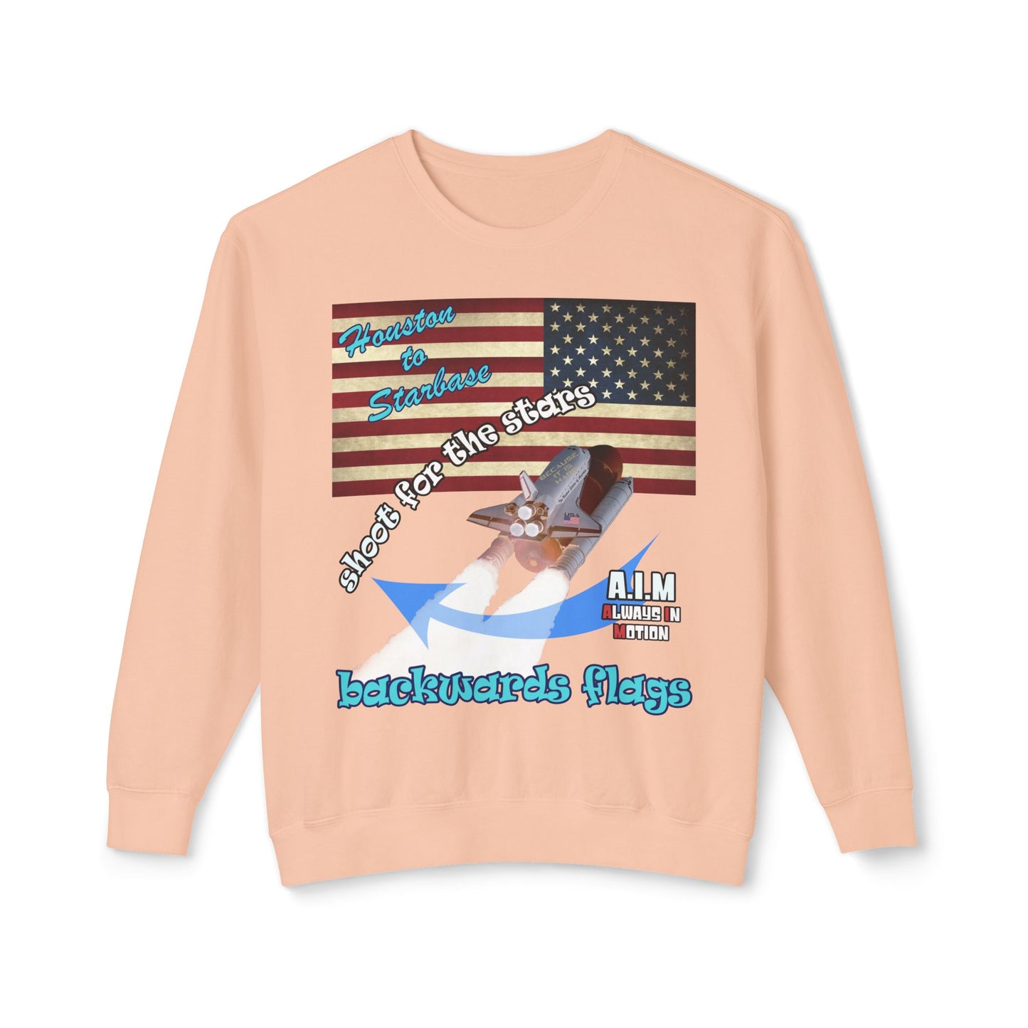 shoot for the stars - Unisex Lightweight Crewneck Sweatshirt