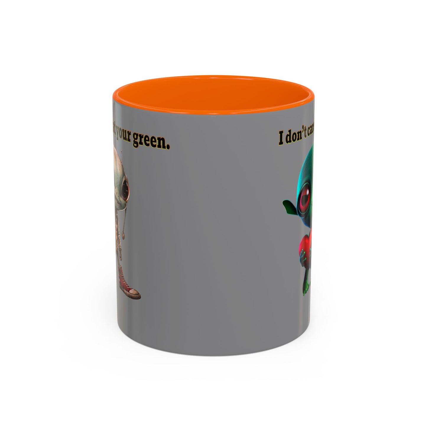 I don't care that your grey - Accent Mug (grey)