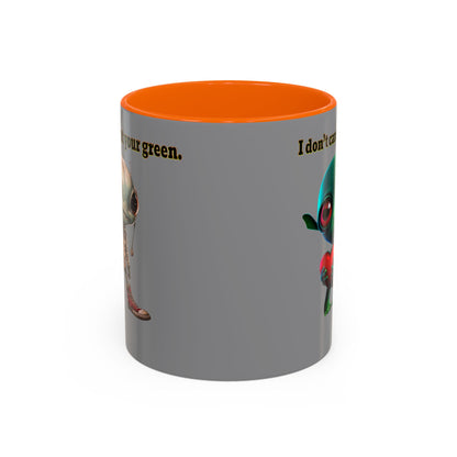 I don't care that your grey - Accent Mug (grey)