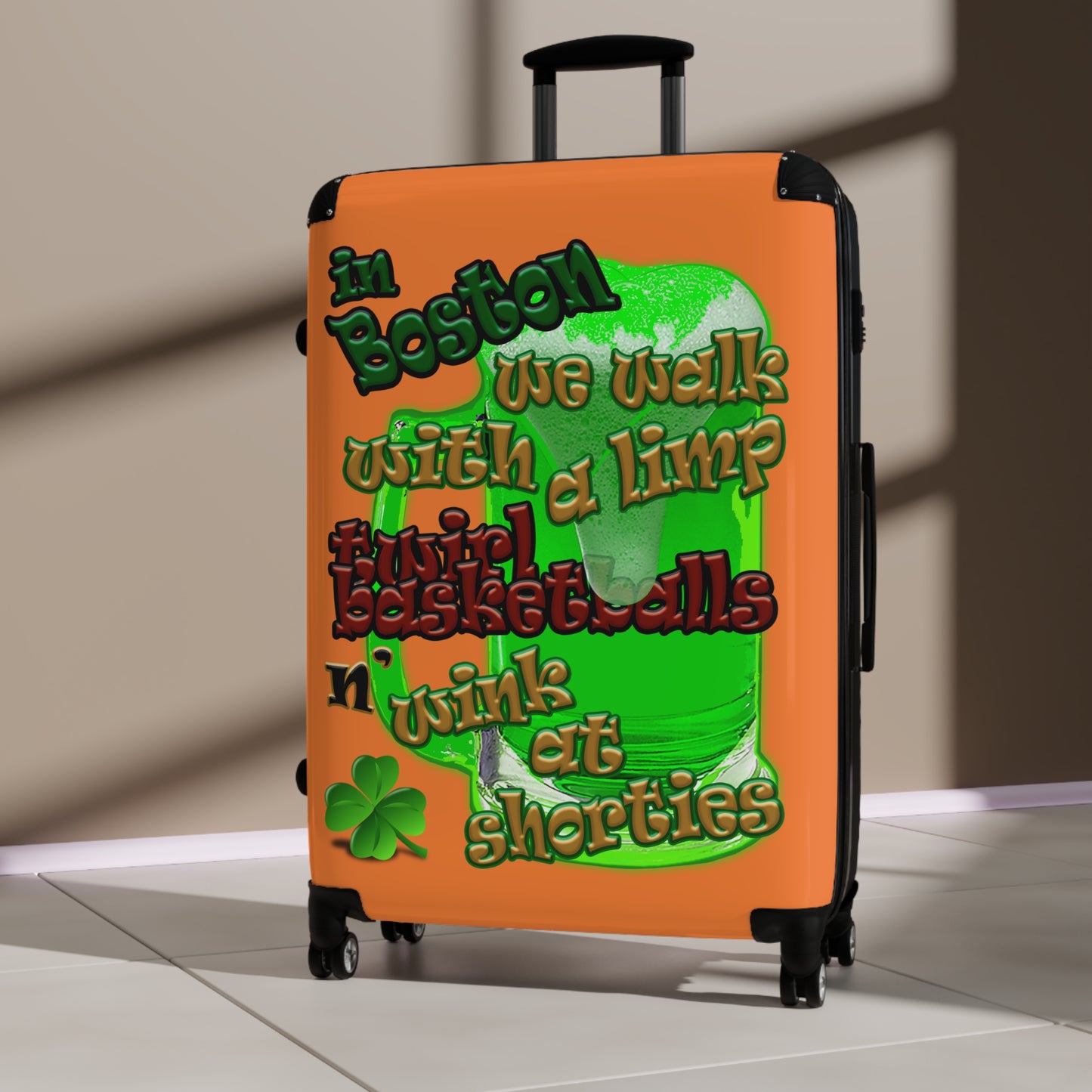 celtics logo - Suitcase (crusta)