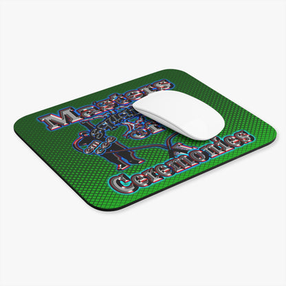 em cee squared - Mouse Pad (Rectangle) (logo green)