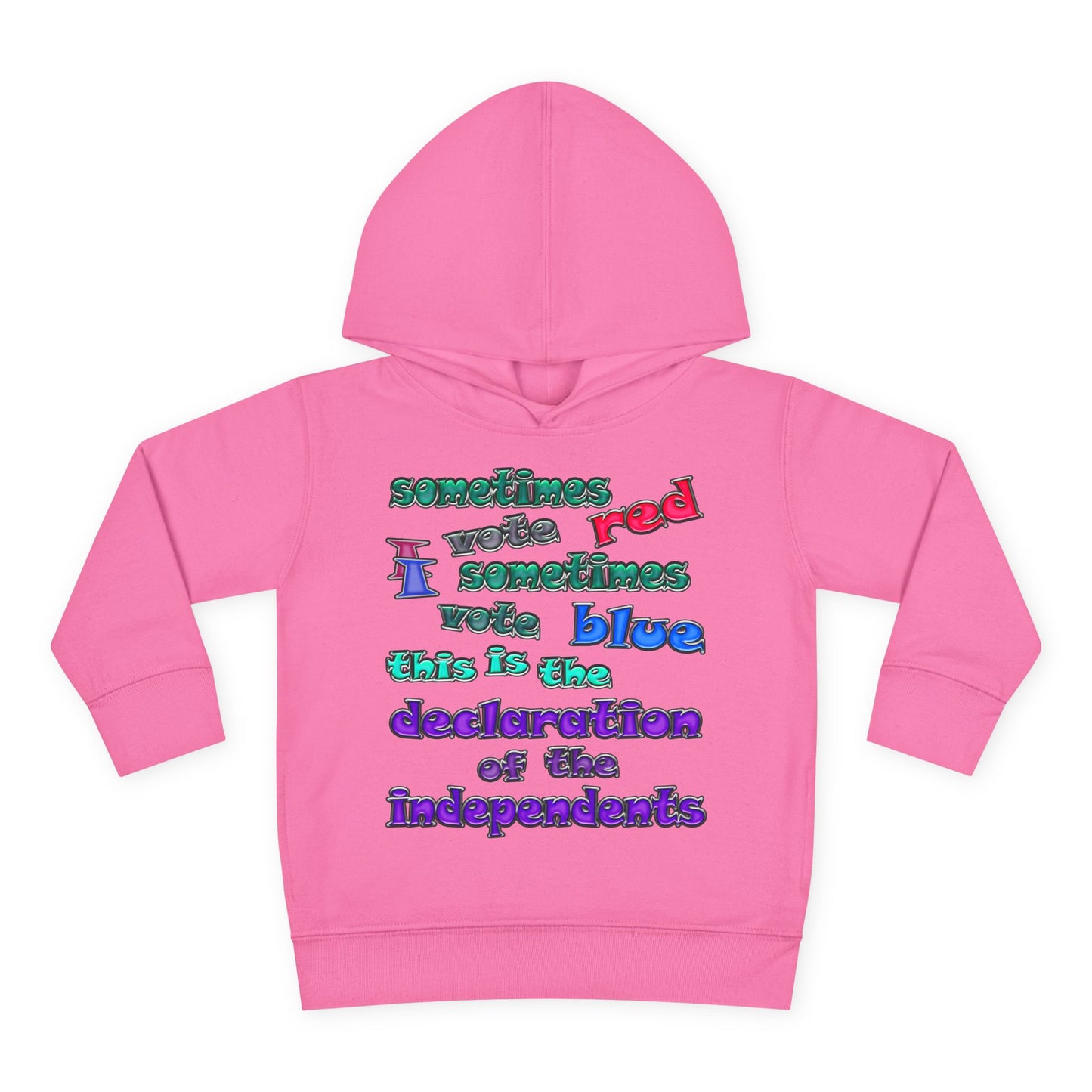 declaration of the independents - Toddler Pullover Fleece Hoodie