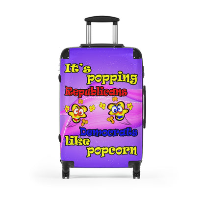 popping like popcorn - Suitcase (purple-pink wave)