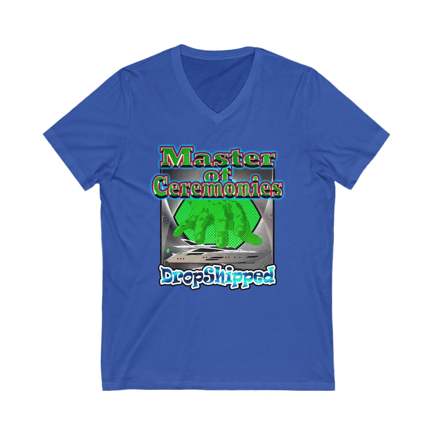 logo - Unisex Jersey Short Sleeve V-Neck Tee