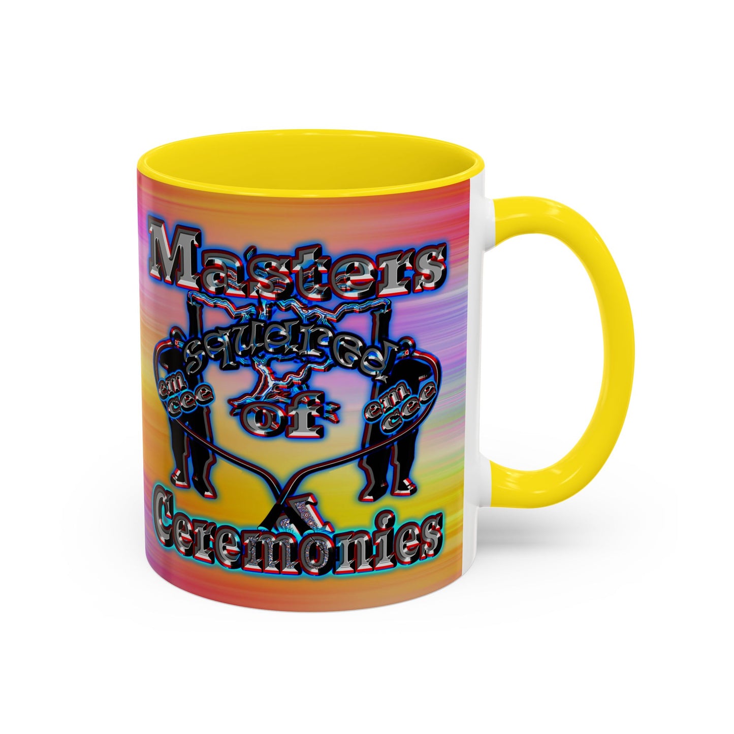 em cee squared - Accent Mug (color blur)