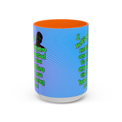 noticed you noticing - Accent Mug (light blue-purple wave)