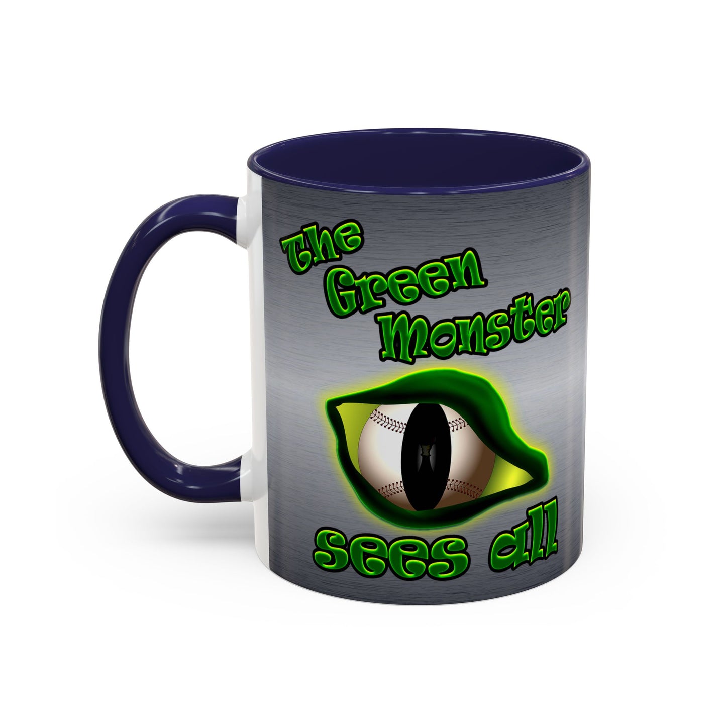 green monster - Accent Mug (brushed nickel)