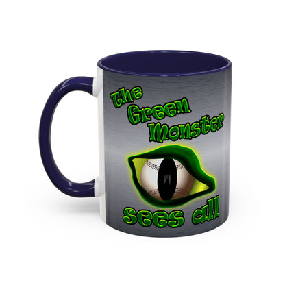 green monster - Accent Mug (brushed nickel)