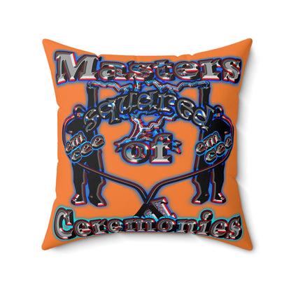 em cee squared - Spun Polyester Square Pillow - (crusta)