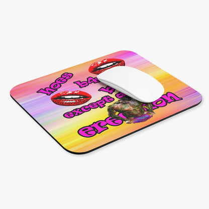 hoes b4 bros - Mouse Pad (Rectangle) (color blur)