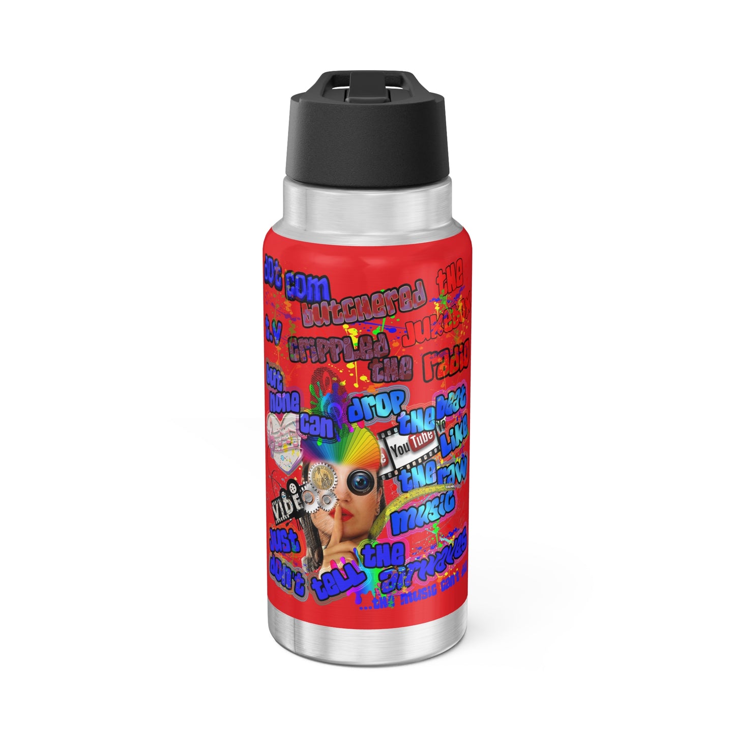 drop the beat - Gator Tumbler, 32oz (red)