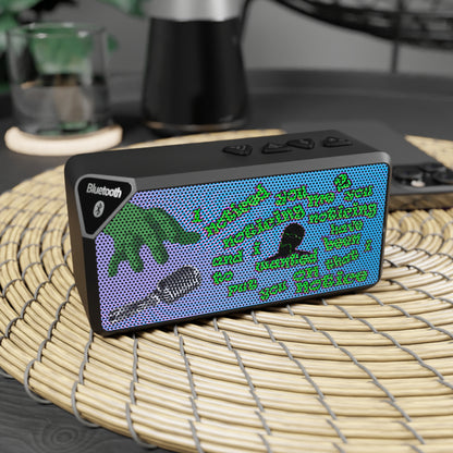 noticed you noticing - Jabba Bluetooth Speaker (light blue-purple wave)