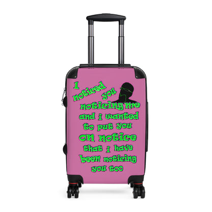noticed you noticing - Suitcase (light pink)