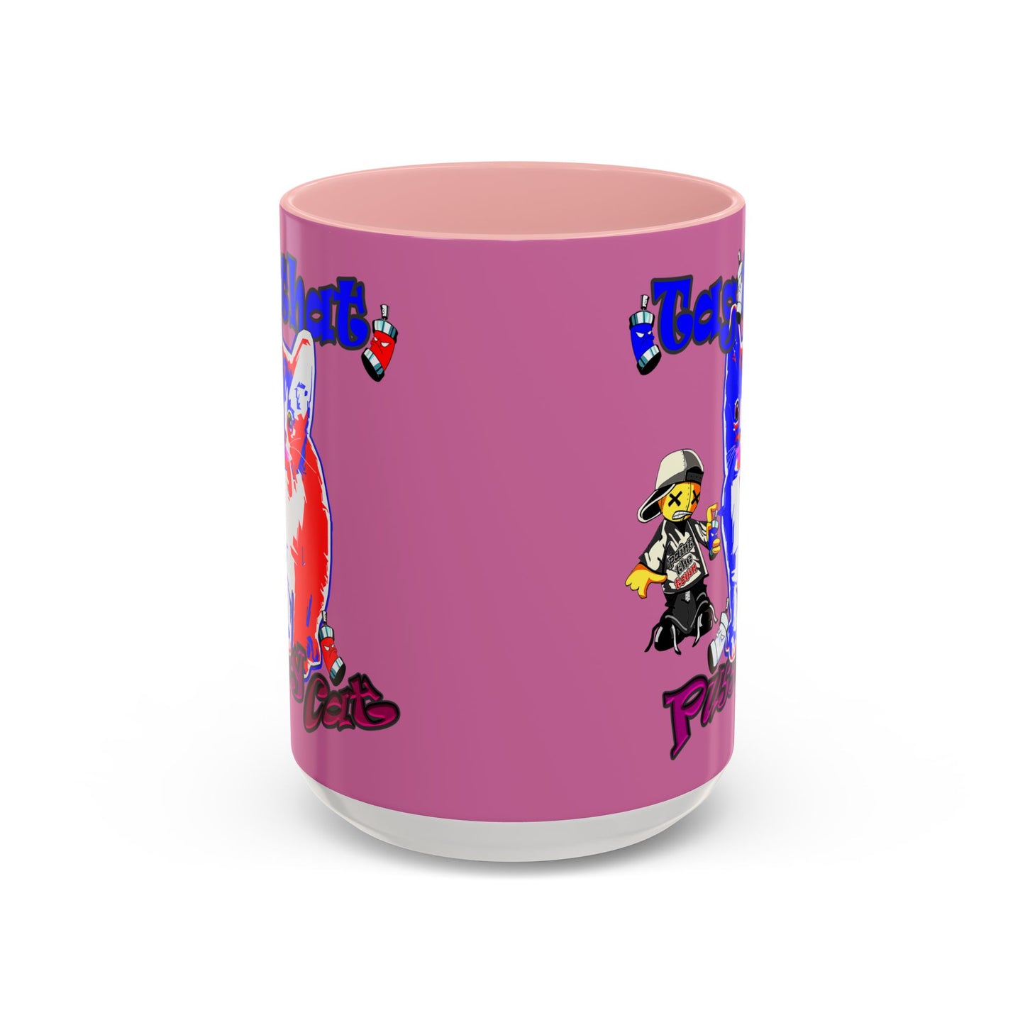 tag that - Accent Mug (light pink)