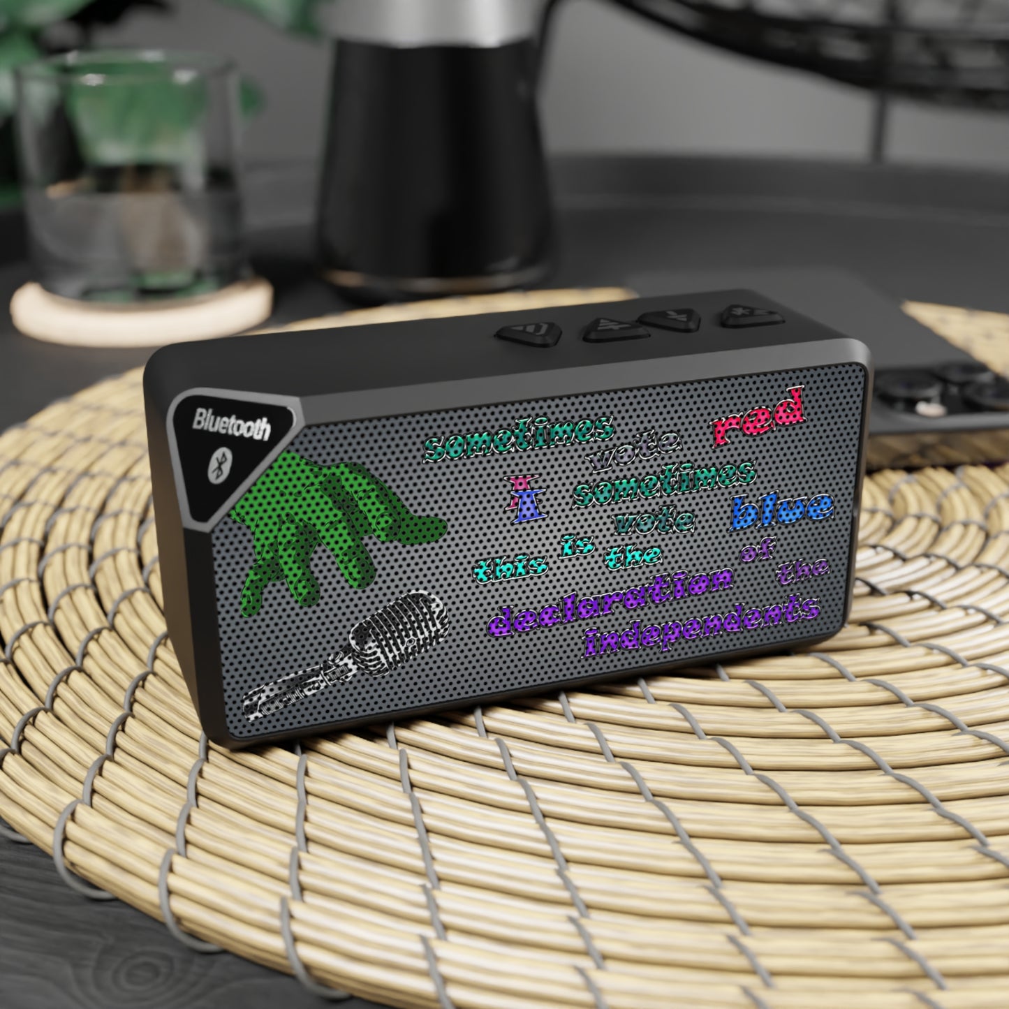 declaration of the independents - Jabba Bluetooth Speaker (grey-light grey)
