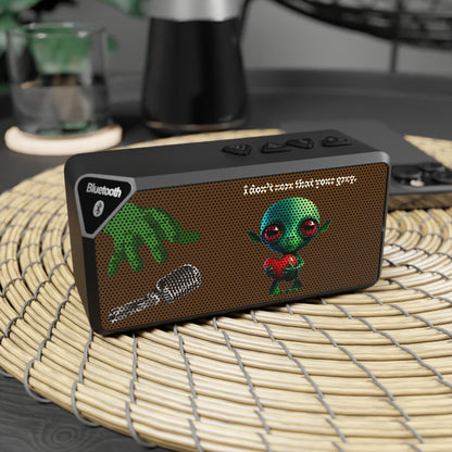 I don't care that your grey - Jabba Bluetooth Speaker (brown)