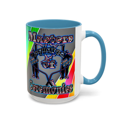 em cee squared - Accent Mug (rainbow split)