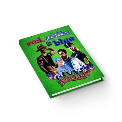 rw&b lives matter - journal-blank (green turf)