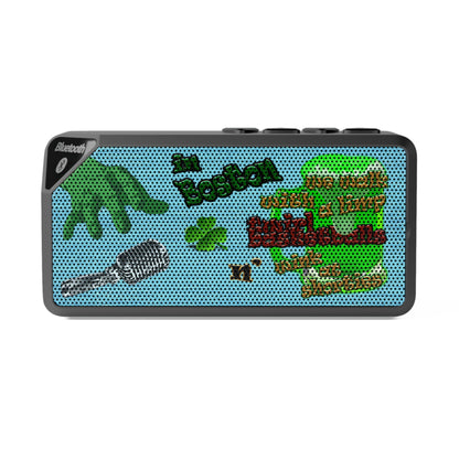 celtics logo - Jabba Bluetooth Speaker (faded blue)