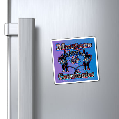 em cee squared - Magnets - (light blue-purple wave)