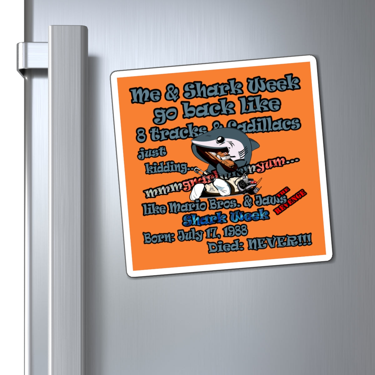 shark week - Magnets - (crusta)