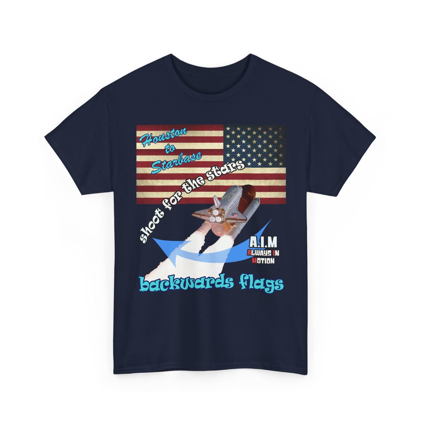 shoot for the stars - Unisex Heavy Cotton Tee