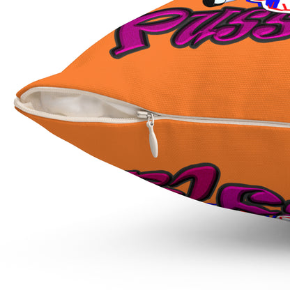 tag that - Spun Polyester Square Pillow - (crusta)