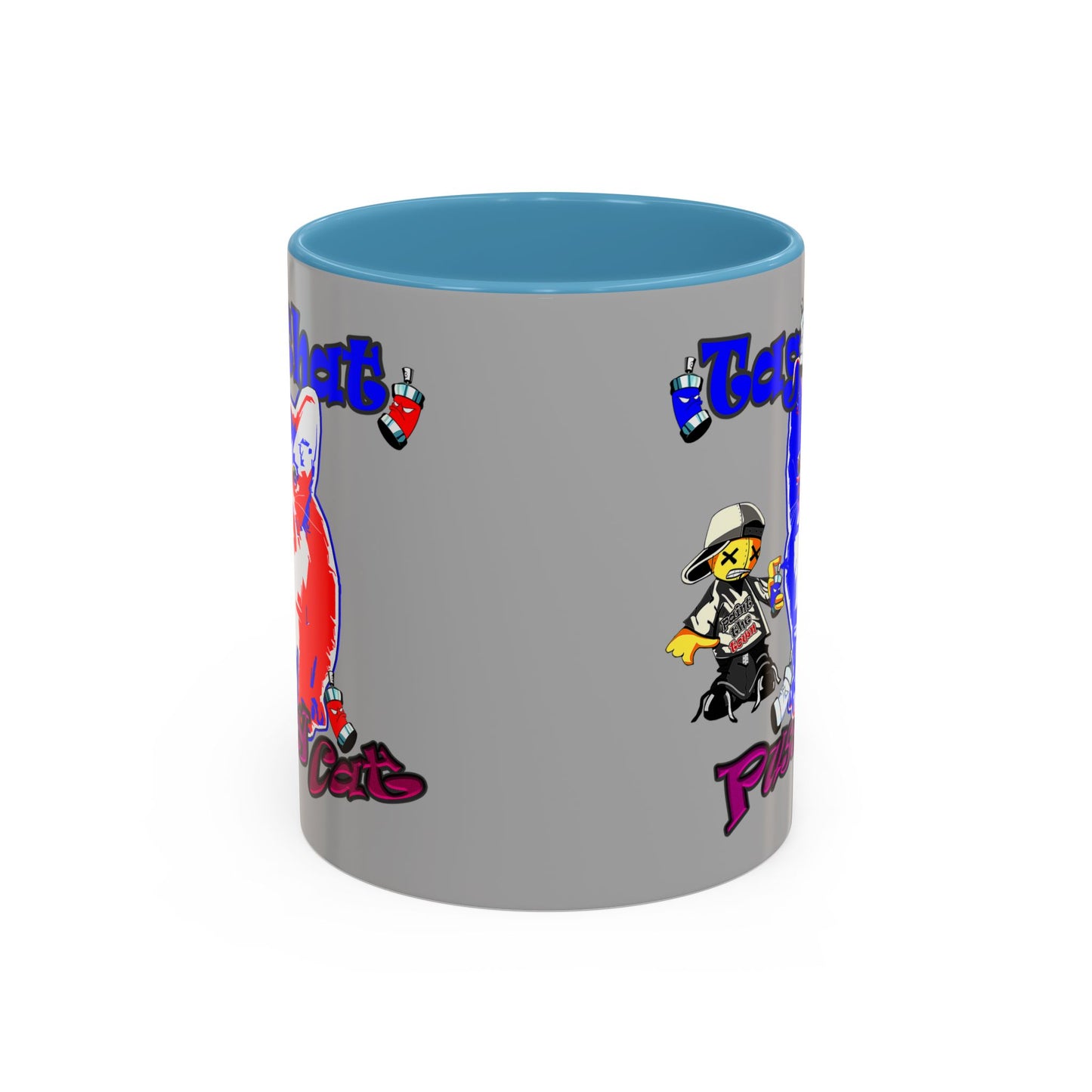 tag that - Accent Mug (light grey)