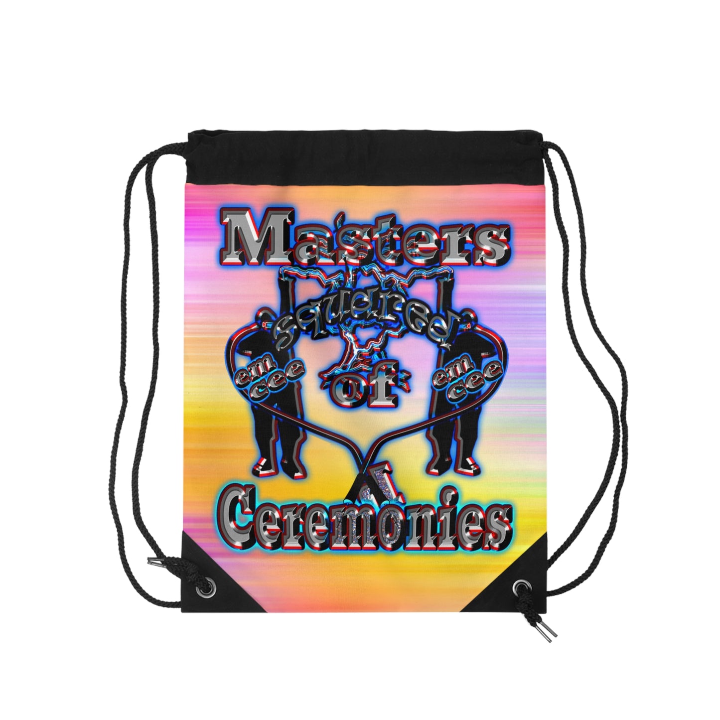 em cee squared - Drawstring Bag (color blur)