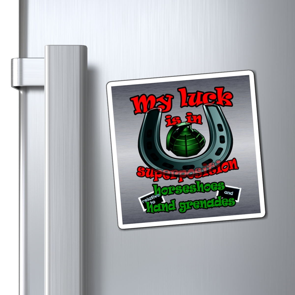 my luck - Magnets - (brushed nickel)