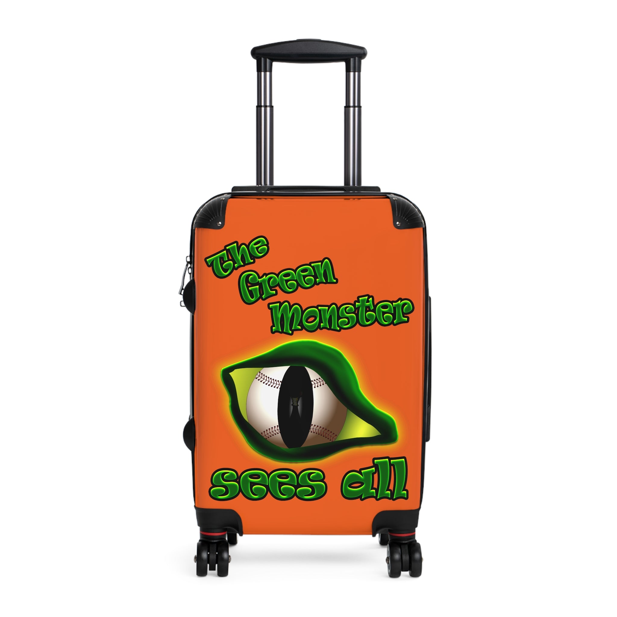 green monster - Suitcase (orange)