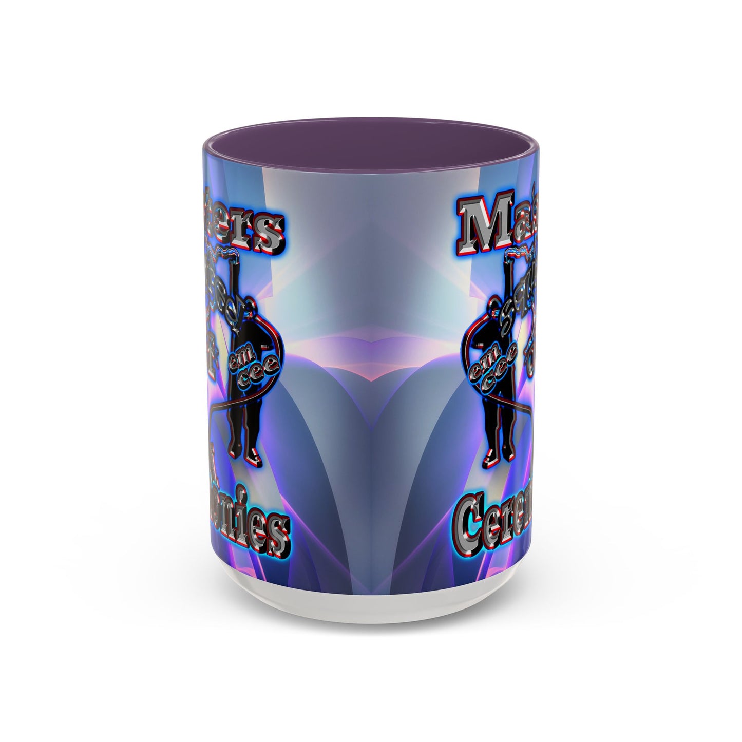 em cee squared - Accent Mug (grey-pink wave)