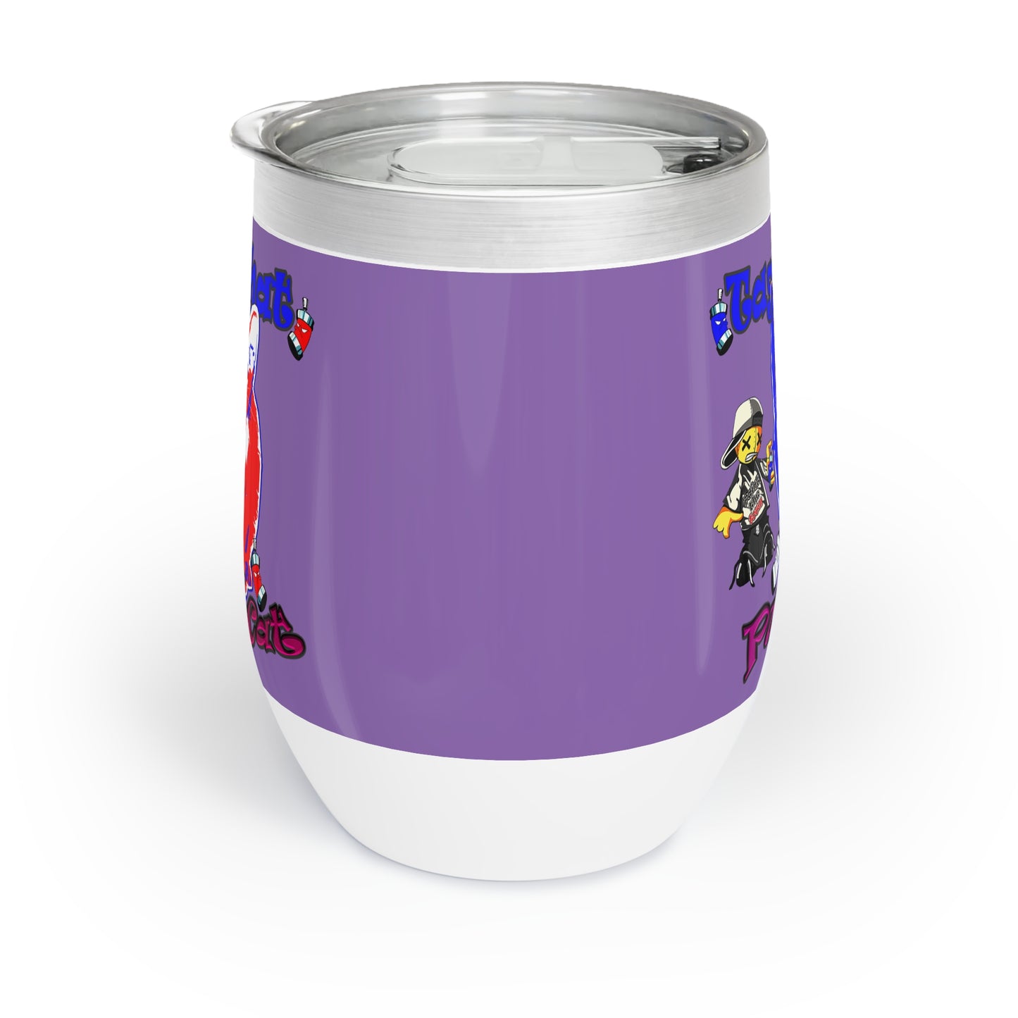 tag that - Chill Wine Tumbler (light purple)