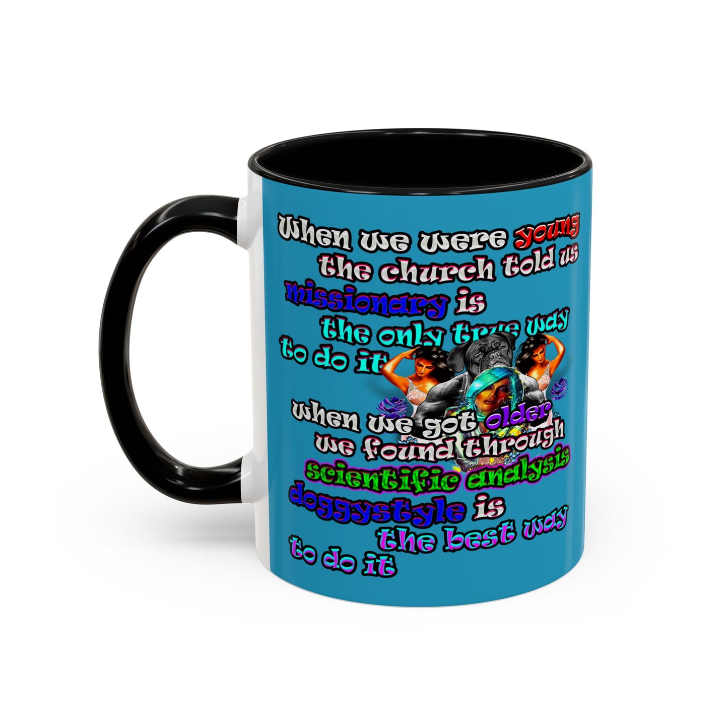 doggystyle - Accent Mug (turquoise)