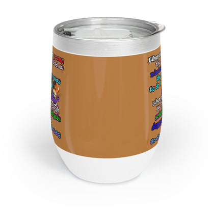 doggystyle - Chill Wine Tumbler (light brown)