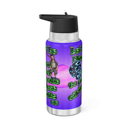 og - Gator Tumbler, 32oz  (purple-pink wave)