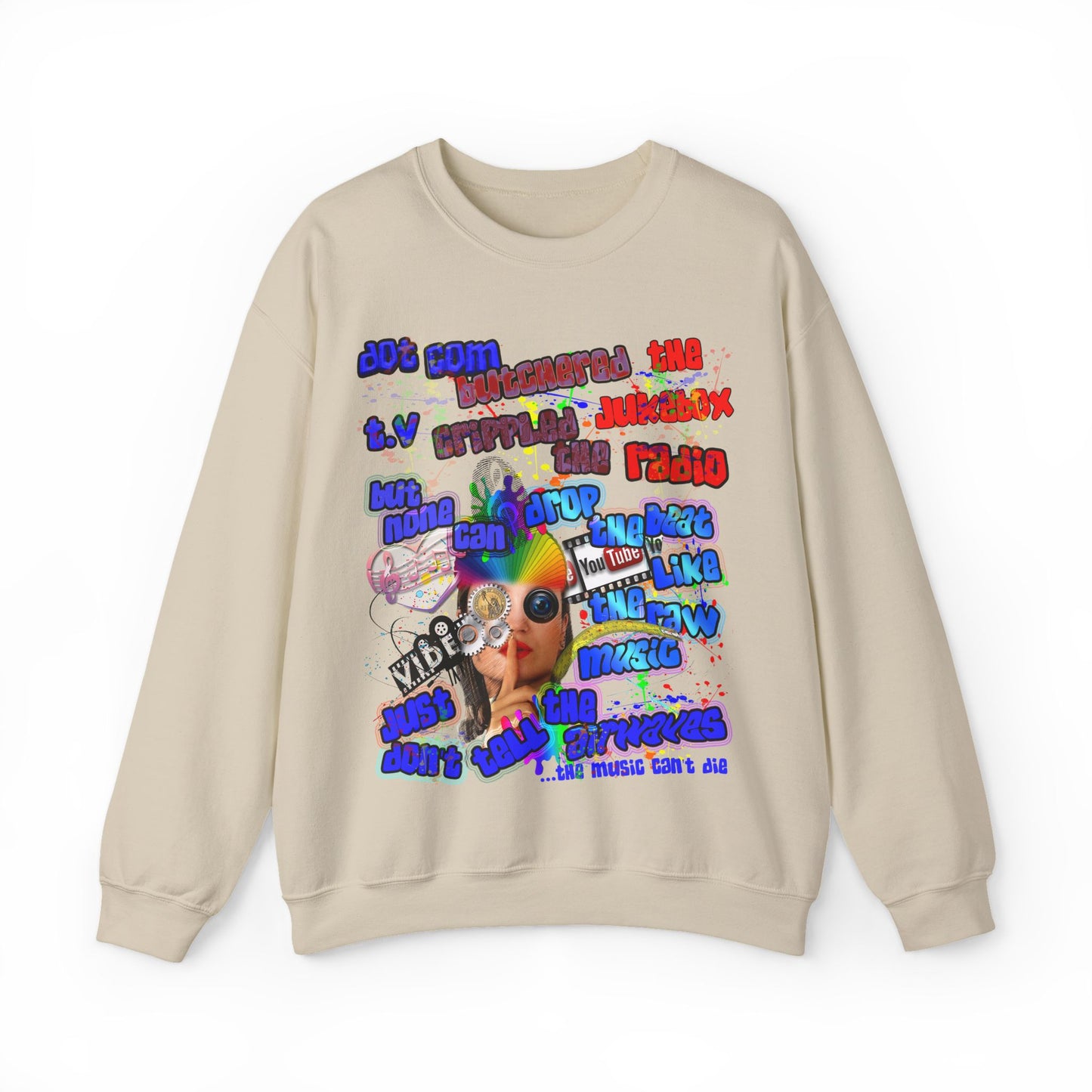 drop the beat - Unisex Heavy Blend™ Crewneck Sweatshirt